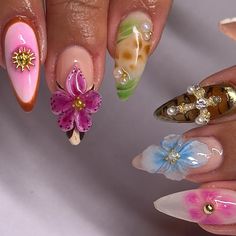 Ali the Nail Artist 🪷 | Category: spring vacation 🌸✨ • • • • • • • • #nails #nailtech #nailsart #nailart #nailartist #acrylicnails #naildesign #nailaddict… | Instagram Spring Vacation Nails, Tropical Flower Nails, Island Nails, Orchid Nails, Jade Nails, Tapered Square Nails, Tapered Square, Nail Art Designs Diy