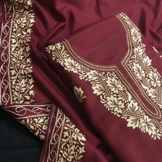 Item Overview ATHARVA Hand Embroidery Salwar Kameez/Pashmina Fabric/Maroon/Kashmiri Embroidery Shirt Dupatta/Zari Thread Work/Custom Stitch Unstitch/Plazzo/Pants/Gift/ Dno. PA201B Fabric: * Shirt - Semi Pashmina Fabric - 2.5 Mts - Maroon Fabric/ Embroidered Neck Embroidered Dupatta Kashmiri Embroidery Colors Available Available/ Heavy Embroidery. Very Beautiful * Dupatta: Pashmina Dupatta- Zari Thread Work Border 2.5 Mts- Latkans Tassels * Bottom: Pashmina 2.5 Mts. Excusive Hand Embroidered Part Eid Jamawar Unstitched Suit With Intricate Embroidery, Unstitched Intricate Embroidery Salwar Kameez In Jamawar, Unstitched Jamawar Salwar Kameez With Intricate Embroidery, Unstitched Intricate Embroidered Jamawar Salwar Kameez, Multicolor Embroidered Palazzo Set For Eid, Festive Churidar With Embroidered Border In Jamawar, Jamawar Lawn Suit With Intricate Embroidery, Jamawar Lawn Suit With Intricate Embroidery For Festivals, Straight Kurta Lawn Suit With Intricate Embroidery