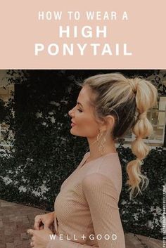 High Ponytail Tutorial, Ponytail Tutorial, High Ponytail Hairstyles, High Pony, Hairstyles Ponytail, Workout Hairstyles, High Ponytail, High Ponytails