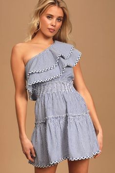 Dresses for Women | Best Women's Dresses Online Pretty Midi Dresses, Dresses For Woman, Casual Dresses For Teens, Cute Casual Dresses, Casual Outfits For Teens, Beautiful Summer Dresses, Casual Day Dresses, Ruffled Neckline, Online Dress Shopping