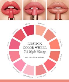 Light Spring Color Palette and Wardrobe Guide – Dream Wardrobe Light Spring Lipstick Palette, Blake Lively Color Palette, Light Spring Nail Colors, Light Spring Lipstick, Hair Color Palette