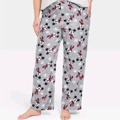 Disney Women’s Elastic Waist Fleece Loungewear Character Pants (#1) “Mickey Mouse” Style Mk590wpttg Color: Gray Elastic Waist, Relaxed Fit, Wide Leg, Fleece, Loungewear, Pajama Pants New With Tag. Size 3x Waist Flat 23” Inseam 30” Outseam 42” 100% Polyester Smoke Free / Pet Friendly #Bl215ddrl Casual, Sleepwear, Loungewear, Fleece, Disney, Mickey Disney Pajama Pants, Mickey Mouse Pajamas, Soft Pajama Pants, Mens Plaid Flannel, Christmas Pajama Pants, Fleece Pajama Pants, Flannel Pajama Pants, Christmas Pajama Set, Matching Family Pajamas