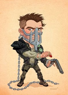 Mad Max Road, Wasteland Warrior, Geeky Art, Mad Max Fury, Mad Max Fury Road, Fury Road, Mad Max, Cool Cartoons, Freelance Illustrator