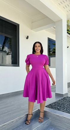 Modest Church Outfits, Outfit Tutorial, Dressy Casual Outfits, Well Dressed Women, Church Dresses, African Dresses