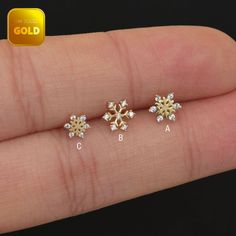 Metal: 14k solid gold, Available Gold color: Yellow gold  Guaranteed Authentic : 14K Gold Solid Gold, Not Gold Plated, Gold Filled. Stone:  CZ Thickness:0.82mm (20G) Stamp:14k ★Every ear is different, the length of backings that most suitable for your ear will depend on your ear thickness ★Titanium is a very safe metal, so we don't plate it, in order to avoid some people are allergic to the plating material. NOTE The item combined by 14k solid gold and implant grade titanium push in back,  packed in a beautiful Jewelry Box   SHIPPING ADDRESS All the orders will ship to the supplied address through your Etsy Order, Please leave your phone number,will give to carrier for safe deliver. We will not send and replacement parcels due to incomplete or inaccurate address.  PACKING ●Can be Gift pack Gold Sterling Silver Cartilage Earrings Gift, Gold Fine Jewelry Piercings, Tarnish Resistant, Gold Tarnish Resistant Piercings In Fine Jewelry Style, Gold-plated Piercings As Gift, Fine Jewelry Gold Piercings In 14k Gold, 14k Gold Tarnish-resistant Piercings As A Gift, Gold Single Cartilage Earring As Gift, Gold Sterling Silver Piercings As A Gift, Gold Single Earring Cartilage Earrings As Gift