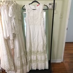 Gorgeous Summer Dress. New From Sample Sale. . . . Boho Free People Skirt Dress Top Lace Party Fall Holiday Wedding Festival Vacation Date Night Oversized Linen Dress, Ivory Boho Dress, Semi Casual Dresses, Boho Free People, Gorgeous Summer Dresses, Eyelet Lace Dress, Boho Chic Dress, Bohemian Maxi Dress, Free People Skirt