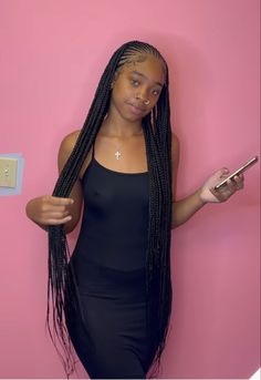 Basic Fulani Braids, Fulani Peekaboo Braids, Small Fulani Braids, Big Fulani Braids, Funali Braids, Lemonade Braids Hairstyles, Weave Ponytail Hairstyles, Braided Hairdo