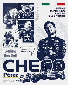 an advertisement for the red bull racing team