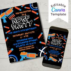 an image of a birthday party flyer