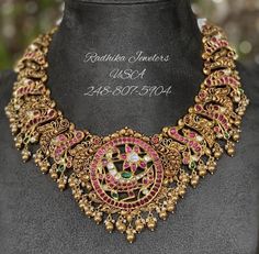 Huge Necklace, Indian Traditional Jewellery, Gold Haram