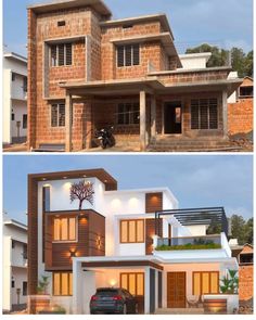 two different views of the same house