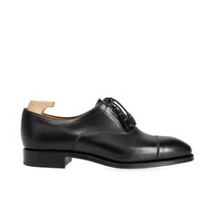 WOMEN'S OXFORDS IN BLACK VITELLO Vintage Black Almond Toe Oxfords, Classic Black Lace-up Oxfords, Women Shoes Collection, Luxury Black Lace-up Oxfords, Womens Wingtip Oxfords, Black Synthetic Closed-toe Oxfords, Women's Oxford Shoes, Black Slip-on Oxfords With Stitched Sole, Wingtip Oxford