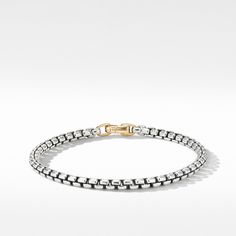 Crafted with the highest quality material, the DY Bel Aire Chain Bracelet showcases stunning 14K yellow gold, making it a luxurious addition to your jewelry collection. David Yurman Bracelet, Small Bracelets, Nature Ring, Classic Bracelets, Yellow Gold Bracelet, Gold Collection, Minimalist Rings, David Yurman, Accessories Rings