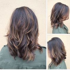 Cute Medium Length Haircuts, Medium Length Hair With Layers, Shoulder Length Hair Cuts, Haircuts For Medium Hair, Brown Highlights