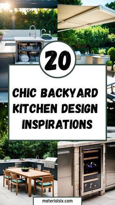 20 chic backyard kitchen design inspirations. Chic Backyard