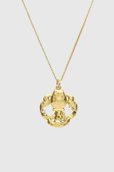 We made this necklace for all you Aquarian’s out there. Crafted from highly polished gold, it features a water-bearer pendant that’s set with dainty pavé crystals. Style #: N00088G750 Curb chain Gold plated brass 18" Length + 3" extender 0. 75" Width . | Rebecca Minkoff Aquarius Zodiac Medallion Necklace In Gold Aquarius Necklace, Water Bearer, Aquarius Zodiac, Medallion Necklace, Chain Gold, Curb Chain, Rebecca Minkoff, Lobster Clasp, Gold Plate