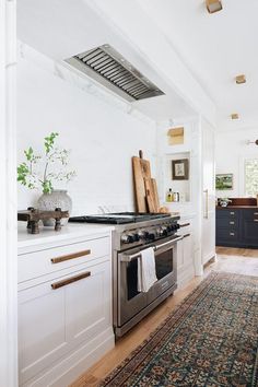 the kitchen is clean and ready to be used as a place for cooking or baking