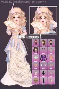 Regency Era Dress To Impress Outfit, Dti Victorian Outfits Ideas, Rocco Outfit, Ballet Dress To Impress, Dress To Impress Theme Rococo, Dti Rococo Outfits, Frozen Dress To Impress, Dress To Impress Medieval, Rocco Dress To Impress