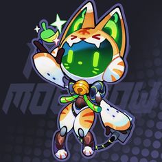 an image of a cartoon character holding a star in her hand with the word motufu on it