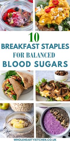 10 breakfast staples for balanced blood sugars