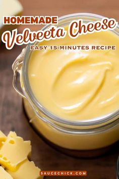 Velveeta Cheese Sauce Crockpot Cheese Sauce, Velveeta Cheese Sauce, Spicy Queso, Cheese Sauce Recipe, Velveeta Cheese, Cheesy Sauce, Easy Homemade Recipes, Homemade Italian