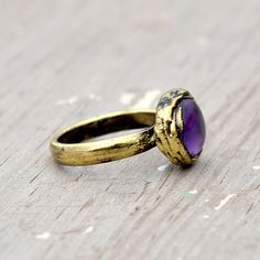 GemFormingStudio D E T A I L S Amethyst Ring | Gemstone Ring | Electroplated Ring | Ring For Women | Rose Gold Ring | Ring For Her | Brass Ring | Statement Ring [GFS3409] Ring Size : All Available Weight : 3.95 gm Stone Size : 13 mm Material : Brass Polish : Brass Polish . Contact us for wholesale prices. R I N G S https://www.etsy.com/in-en/shop/GemFormingStudio?section_id=22783374 B E A D S https://www.etsy.com/in-en/shop/GemFormingStudio?section_id=22828835 W A N D S https://www.etsy.com/in-e Spiritual Amethyst Ring With Large Stone For Gift, Gold Amethyst Ring With Large Stone As Gift, Bohemian Amethyst Ring Gift, Large Stone Amethyst Ring Spiritual Style, Spiritual Amethyst Cabochon Ring For Gift, Rough Stone Ring, Purple Amethyst Ring, Purple Band, Copper Rings