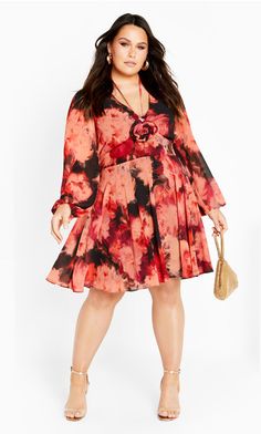 Women's Plus Size Event Dressing Collection | City Chic Maxi Bodycon Dress, Flower Tie, Shirt Dress Summer, Midi Shift Dress, Mini Skater Dress, Sleeves Dress