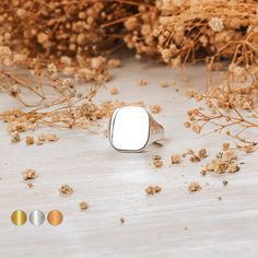 * This Square Null Signet ring is stylish and pretty ideal for everyday use. 925k handmade silver ring are very detailed and eye-catching. The ring is coated with rodium to emphasize the details of handmade engraving * - Material: High Quality Solid 925 Sterling Silver - Surface width = 0.59 Inch x 0.67 Inch - Engraved Signet Ring will be completely handmade. - I hope this elegant but stylish ring is also a great personalized Birthday Gift and Bridesmaid Gift. A special piece you'll treasure. It Rose Gold Sterling Silver Open Signet Ring, Rose Gold Open Signet Ring In Sterling Silver, Nickel-free Sterling Silver Signet Ring Gift, Rose Gold Sterling Silver Signet Ring, White Gold Sterling Silver Signet Ring Gift, Modern Sterling Silver Signet Ring Gift, Minimalist Rose Gold Sterling Silver Signet Ring, Minimalist Sterling Silver Ring For Gift, Everyday Engraved Silver Ring Tarnish-resistant