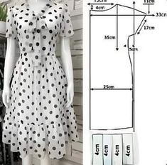 Dress Paterns, Clothing Pattern Design, Sewing Measurements, Sewing Clothes Women, Stitching Dresses, Fashion Design Patterns, Couture Mode, Stylish Dress Book