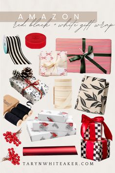 Christmas Gift Wrap Themes - Taryn Whiteaker Designs Holiday Colors, Christmas Gift Wrapping