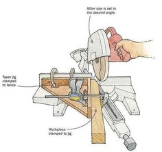 an image of a person using a circular saw to cut through a piece of wood