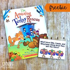 two children's books about the amazing turkey rescue and what have ollies since they left the farm?