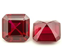 Gorgeous Asscher Faceted Lab Created (Corundum) Pigeon Blood Ruby This gem will fit in most of our same sized calibrated settings. Chemical composition : Al2O3 Crystal Structure : Triagonal Thermal properties: Melting point 2046oC Purity : 99.99% Refractive Index : 1.717 Density : 3.98-4.1 g/cm3 Hardness Mohs : 9 Blood Ruby, Star Labs, Cultured Stone, Loose Stones, Ruby Stone, July Birthstone, Engagement Jewelry, Pigeon, Semi Precious Gemstones