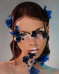 Drag Make-up, Flower Makeup, Avant Garde Makeup, Runway Makeup, Stunning Makeup, Special Effects Makeup, Creative Makeup Looks, Crazy Funny, Eye Makeup Art