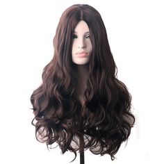 Product information: Treatment Process: Mechanism Color: black, dark gray, red, wine red, pink, mint green, purple, dark brown, light brown, navy blue, color, Milky White, light gold, brown red, mixed blue, mixed green, gradient purple color Applicable face type: any face type Wig style: long curly hair long bangs Hair material: high-temperature fiber Applicable skin color: any skin color Applicable people: Ladies Style: Star Fashion Packing list: Head cover * 1 Product Image: Curly Hair Long Bangs, Long Bangs Hair, Style Long Curly Hair, Hair Long Bangs, Curly Hair Long, Wig Material, Hair Color Streaks, Long Curly Wig, Head Style