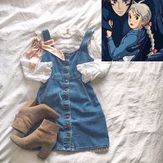 Studio Ghibli Outfits, Ghibli Outfits, Ghibli Core, Downtown Outfits, Anime Inspired Outfits, Casual Cosplay, Causal Outfits, Kawaii Fashion Outfits