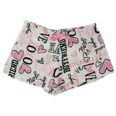 Emme Jordan Junior's Fuzzy Plush Pajama Shorts - Pink Boyfriend Love - Large - Walmart.com Boyfriend Love, List Ideas, Pajama Shorts, Christmas Wishlist, Jordan, Pajamas, Christmas, Pink