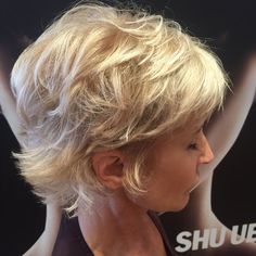 Short Blonde Shag Haircut, Blonde Shag Haircut Short, Shag Haircut Back View, Womans Shag Haircut Short, Short Shag Cuts For Fine Hair, Women’s Short Shag Haircut