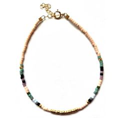 Available colors: 
Mosaic (multi color), Storm (black/gray), Spring (green/purple), Summer (yellow/coral), Ocean (turquoise/pink)


Size: 6.5-7.5"

Materials: 14k gold filled and glass seed beads

Handmade in Chicago Coral Ocean, Rudraksha Bracelet, Summer Yellow, Seed Bead Bracelet, Open Bangle, Beaded Anklets, Beads Handmade, Glass Beaded Bracelets, Beaded Hoop Earrings