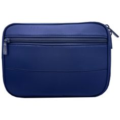 Navy Tech Bag - Classy Chargers Functional Blue Pouch With Zipper Closure, Functional Blue Pouch Travel Accessories, Functional Blue Pouch With Zipper Pocket, Functional Blue Cases For Organization, Blue Functional Storage Pouch, Functional Portable Blue Cases, Functional Blue Portable Cases, Blue Portable Organizer For Everyday Use, Portable Blue Organizer For Everyday Use