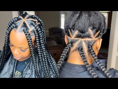 Jumbo Knotless Box Braids Triangle Parts, Jumbo Box Braids Triangle Part, Jumbo Braids Triangle Parts, Jumbo Triangle Box Braids, Triangle Parts Box Braids, Jumbo Triangle Parts, Diamond Parts Box Braids, Large Knotless Box Braids Triangle Parts, How To Triangle Part Hair