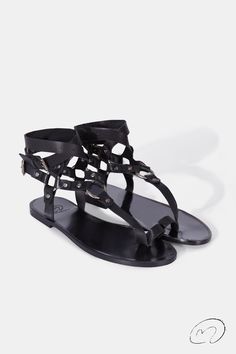 ESCLAVAS NEGRO Sandals, Heels