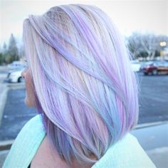 Zebra Hair, Rachel Miller, Bob Cuts, Rainbow Hair Color, Behind The Chair