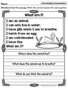 an animal worksheet with the words what am i? written in black and white