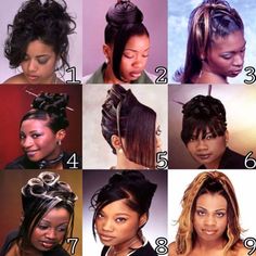 Hairstyles 00s, 2000s Hairstyles Black Women, 00s Hairstyles, Early 2000s Hairstyles, Types Of Hair