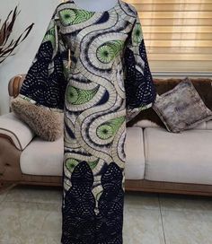 Ankara Long Gown Styles For Women, A Shape Gown Ankara, Ankara Long Gown Styles