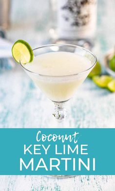 Vodka Party Drinks, Cocktails Recipes Vodka, Key Lime Martini Recipe, Lime Martini Recipe, Lime Martini, Vodka Drinks Easy, Key Lime Martini, Martini Recipes Vodka