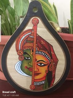 Mural Painting Ideas Kerala, Kadhakali Paintings, Onam 2024, Kathakali Face, Onam Special, Canvas Art Painting Acrylic, Gold Art Painting