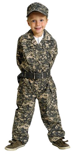 Aeromax Costumes Junior Camouflage Suit - CAMO-810 - Size 8/10 Camo Suit, Kid Costume, Camo Gear, Camouflage Suit, Military Costumes