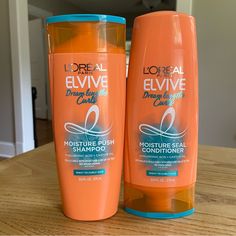 Brand New Never Used! L'oreal Paris Elvive Dream Lengths Curls Moisture Push Shampoo 12.6 Fl Oz L'oreal Paris Elvive Dream Lengths Curls Moisture Seal Conditioner 12.6 Fl Oz Both Wavy To Curly Hair From Smoke-Free Home Loreal Curly Hair Products, Wavy Hair Conditioner, Loreal Set, Shampoo And Conditioner For Curly Hair, Wavy Hair Shampoo, Shampoo Curly Hair, Wavy To Curly Hair, Shampoo For Wavy Hair, Elvive Shampoo